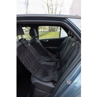 Flamingo Car seat cover Elite Can be split in two Hammock model Back seat (of the car) Black