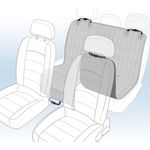 Car seat cover Elite Can be split in two Hammock model Back seat (of the car) Black