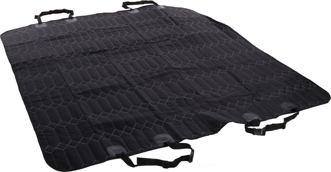 Flamingo Car seat cover Elite Can be split in two Hammock model Back seat (of the car) Black