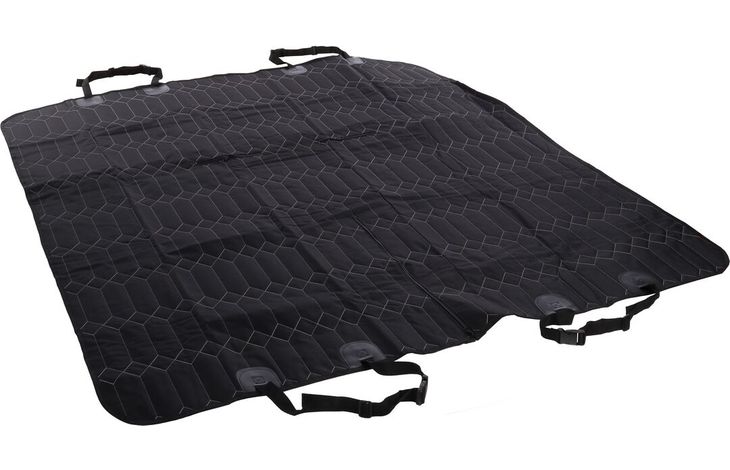 Flamingo Car seat cover Elite Can be split in two Hammock model Back seat (of the car) Black