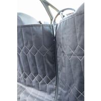 Flamingo Car seat cover Elite Can be split in two Hammock model Back seat (of the car) Black