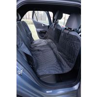 Flamingo Car seat cover Elite Can be split in two Hammock model Back seat (of the car) Black
