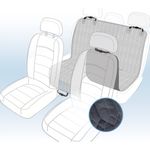 Car seat cover Elite Can be split in two Hammock model Back seat (of the car) Black