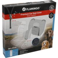 Flamingo Car seat cover Elite Can be split in two Hammock model Back seat (of the car) Black