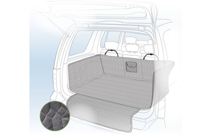 Flamingo Car seat cover Elite Hammock model Boot (of the car) Black