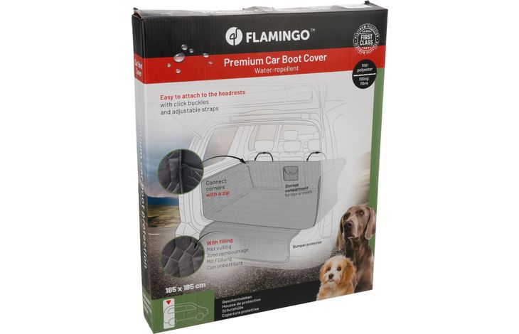 Flamingo Car seat cover Elite Hammock model Boot (of the car) Black