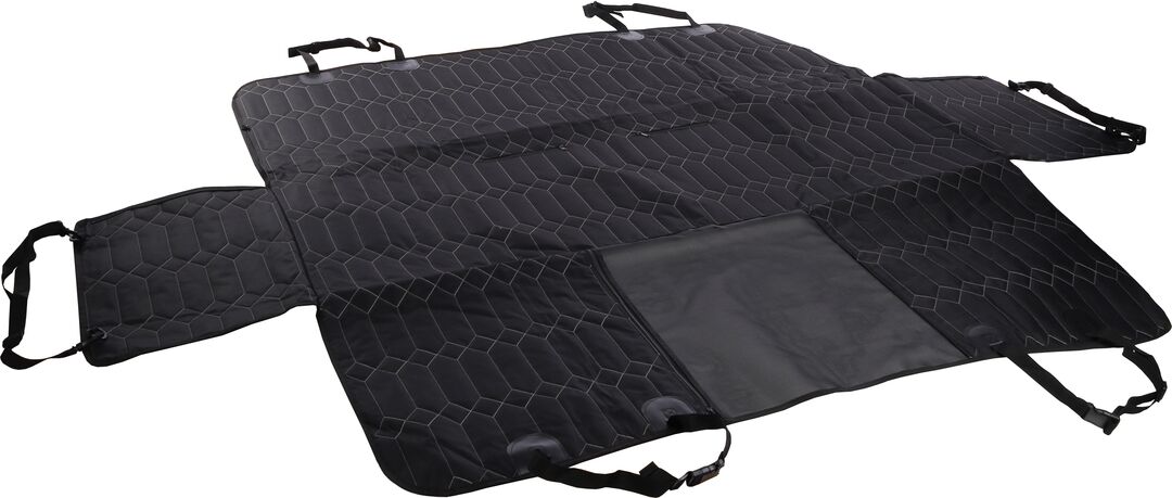 Flamingo Car seat cover Elite Closed hammock model Back seat (of the car) Black