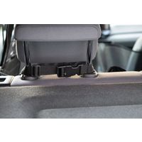 Flamingo Car seat cover Elite Closed hammock model Back seat (of the car) Black