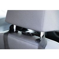 Flamingo Car seat cover Elite Closed hammock model Back seat (of the car) Black
