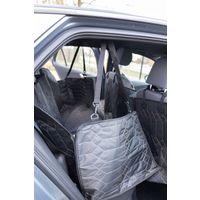 Flamingo Car seat cover Elite Closed hammock model Back seat (of the car) Black