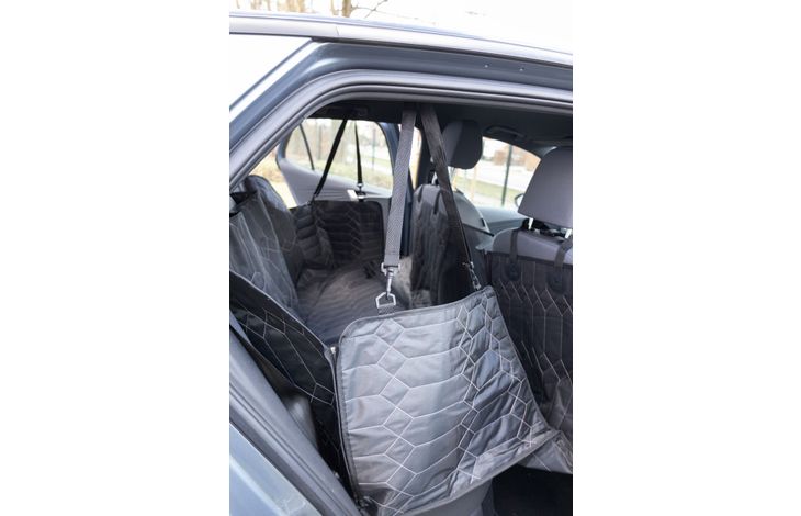 Flamingo Car seat cover Elite Closed hammock model Back seat (of the car) Black