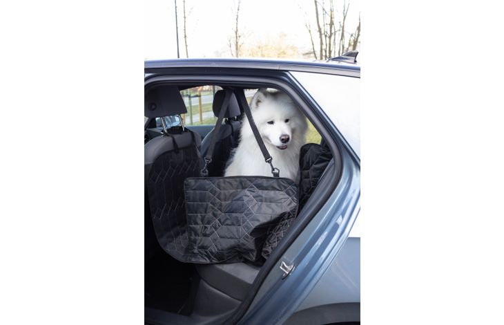 Flamingo Car seat cover Elite Closed hammock model Back seat (of the car) Black