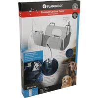 Flamingo Car seat cover Elite Closed hammock model Back seat (of the car) Black