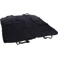 Flamingo Car seat cover Fleazy Can be split in two Hammock model Back seat (of the car) Black