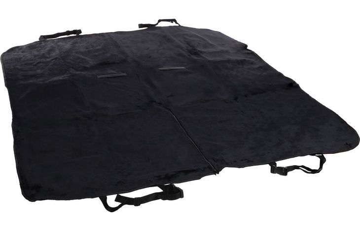 Flamingo Car seat cover Fleazy Can be split in two Hammock model Back seat (of the car) Black