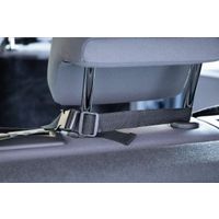 Flamingo Car seat cover Fleazy Can be split in two Hammock model Back seat (of the car) Black