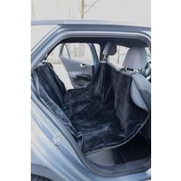 Flamingo Car seat cover Fleazy Can be split in two Hammock model Back seat (of the car) Black