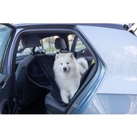 Flamingo Car seat cover Fleazy Can be split in two Hammock model Back seat (of the car) Black