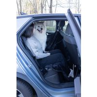 Flamingo Car seat cover Fleazy Can be split in two Hammock model Back seat (of the car) Black