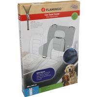 Flamingo Car seat cover Fleazy Can be split in two Hammock model Back seat (of the car) Black