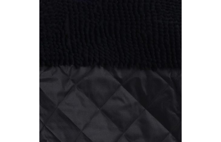 Flamingo Car seat cover Heary Can be split in two Hammock model Back seat (of the car) Black