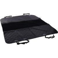 Flamingo Car seat cover Heary Can be split in two Hammock model Back seat (of the car) Black