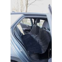 Flamingo Car seat cover Heary Can be split in two Hammock model Back seat (of the car) Black