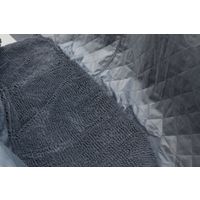 Flamingo Car seat cover Heary Can be split in two Hammock model Back seat (of the car) Black