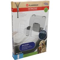 Flamingo Car seat cover Heary Can be split in two Hammock model Back seat (of the car) Black