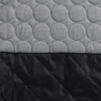 Flamingo Car seat cover Breazy Can be split in two Hammock model Back seat (of the car) Black
