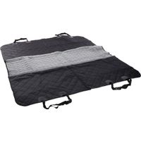 Flamingo Car seat cover Breazy Can be split in two Hammock model Back seat (of the car) Black
