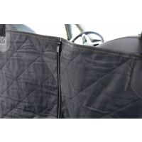 Flamingo Car seat cover Breazy Can be split in two Hammock model Back seat (of the car) Black
