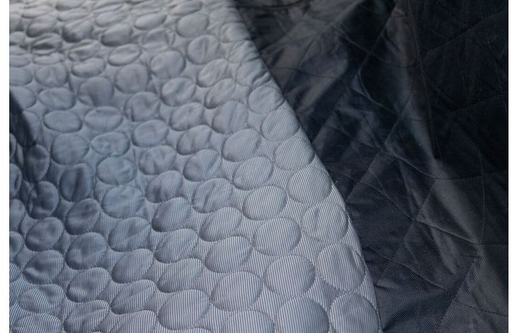 Flamingo Car seat cover Breazy Can be split in two Hammock model Back seat (of the car) Black