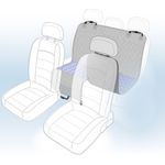 Car seat cover Breazy Can be split in two Hammock model Back seat (of the car) Black