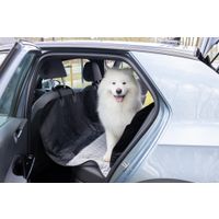 Flamingo Car seat cover Breazy Can be split in two Hammock model Back seat (of the car) Black