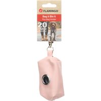 Flamingo Poop bag dispenser Purva Pink