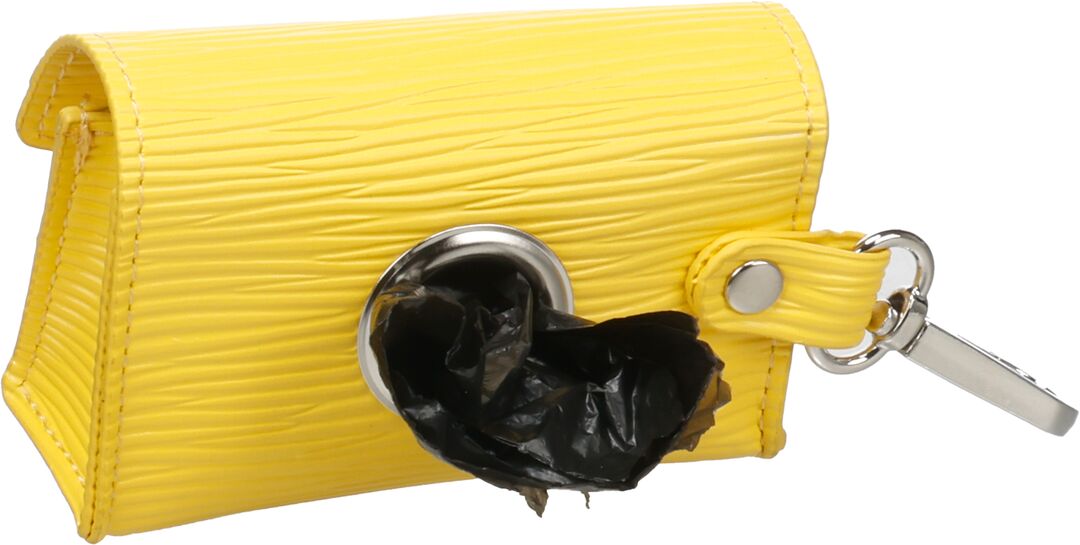 Flamingo Poop bag dispenser Riblea Yellow