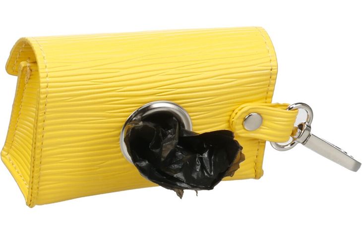Flamingo Poop bag dispenser Riblea Yellow