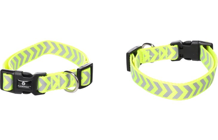 Flamingo Halsband Fergu Fluo geel