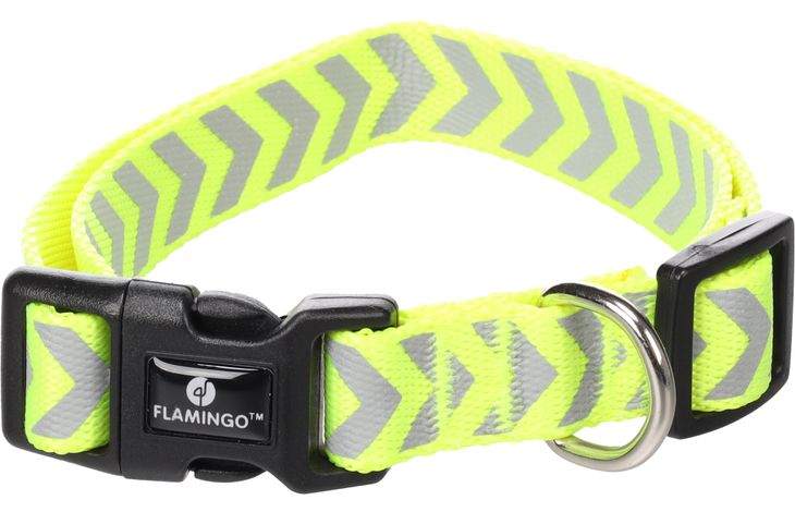 Flamingo Halsband Fergu Fluo geel