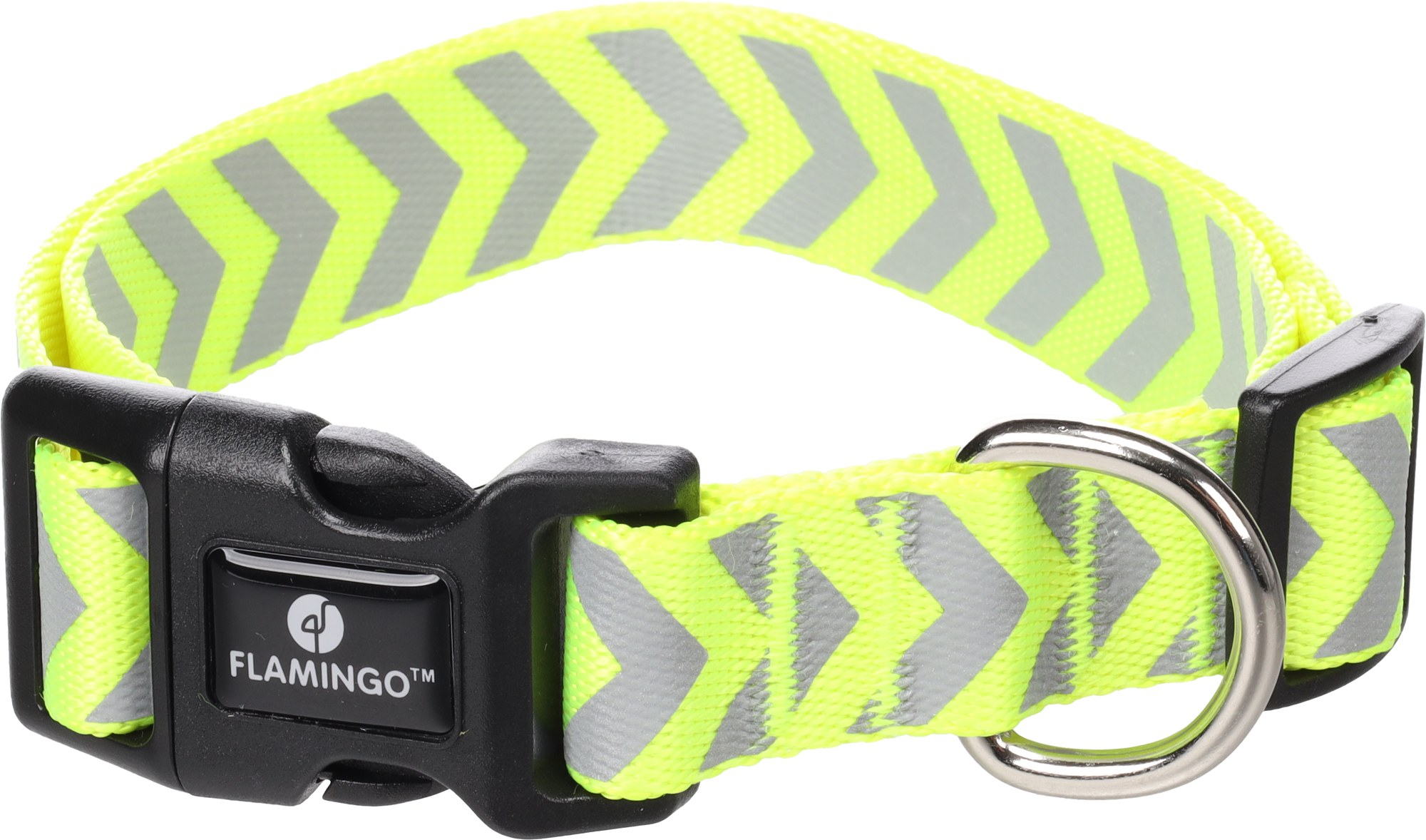 Flamingo Collier Fergu Jaune fluo