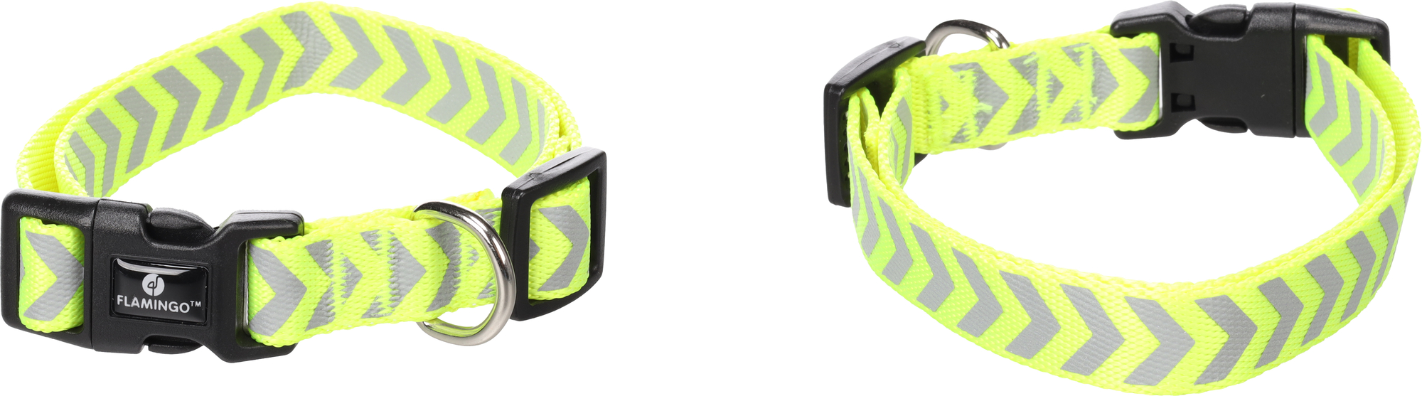 Flamingo Collier Fergu Jaune fluo