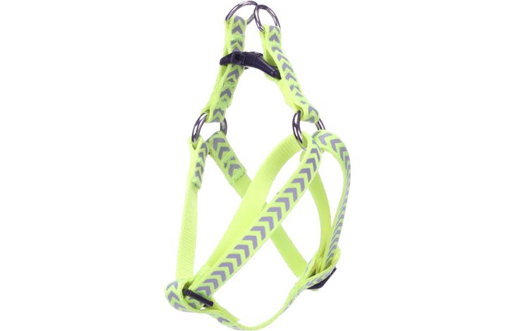 Flamingo Harnas Step&Go Fergu Fluo geel