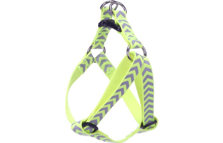 Flamingo Harnas Step&Go Fergu Fluo geel