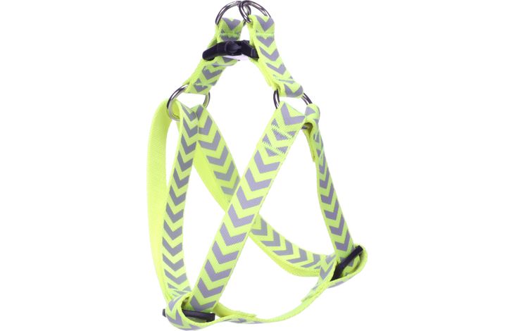 Flamingo Harnas Step&Go Fergu Fluo geel