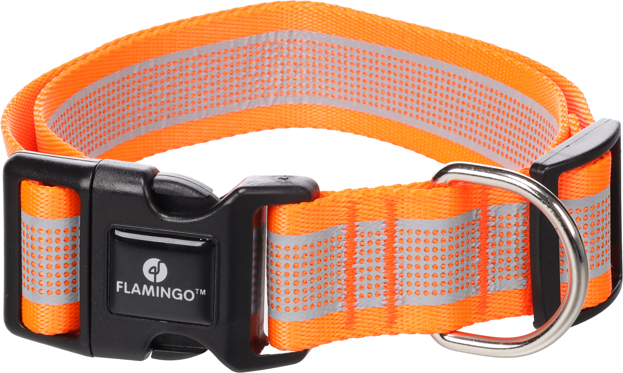 Flamingo Collier Fierro Orange fluo