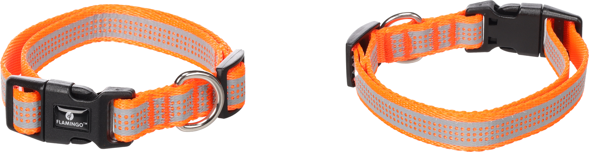 Flamingo Collier Fierro Orange fluo