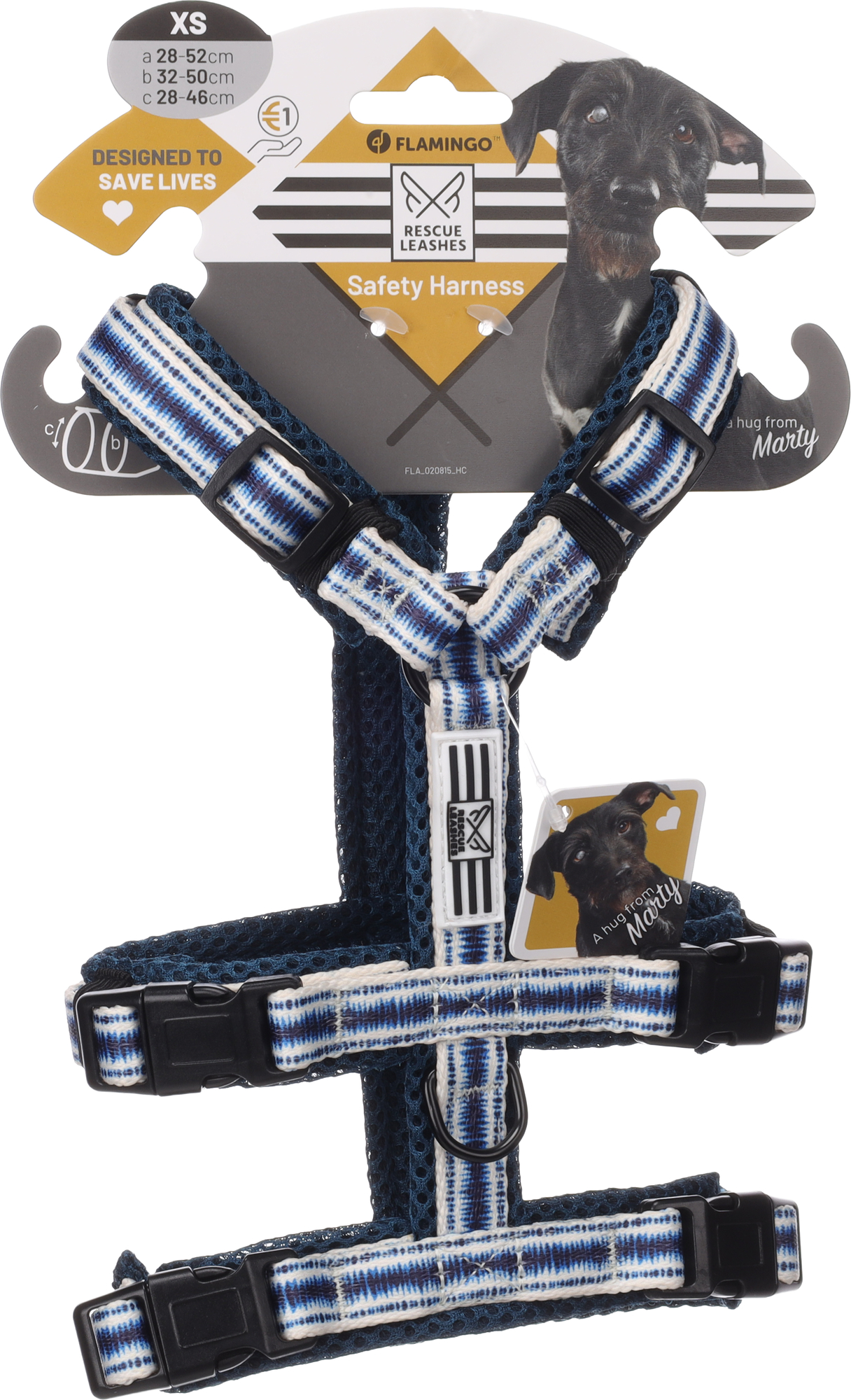 Arnés de seguridad Gili Island Azul | 526167 | Flamingo Pet Products