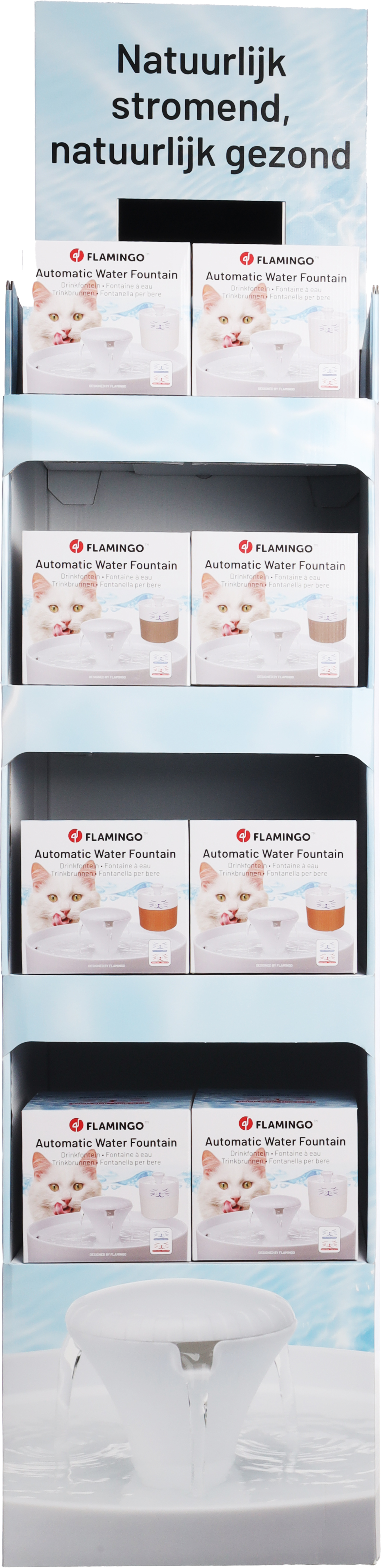 Flamingo Drinking fountain Mali Round White