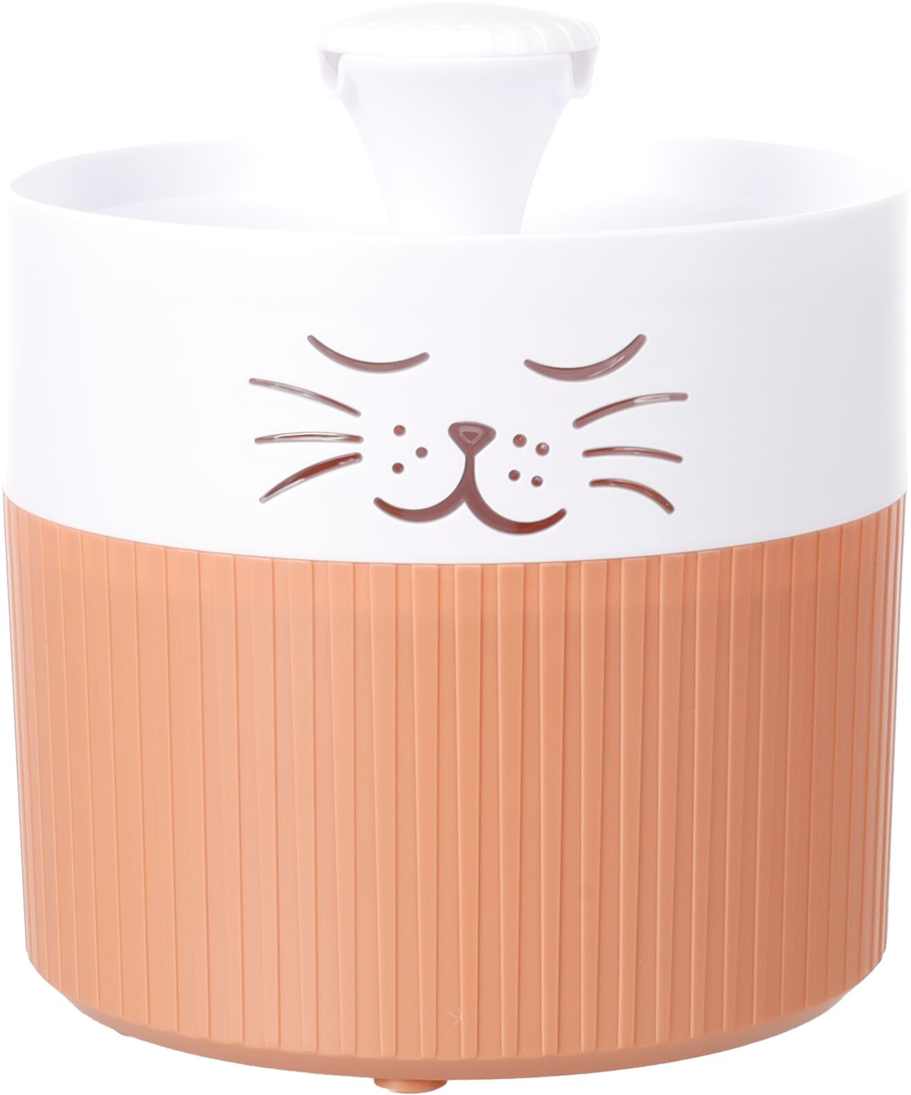 Flamingo Drinking fountain Mali Round Terracotta & White